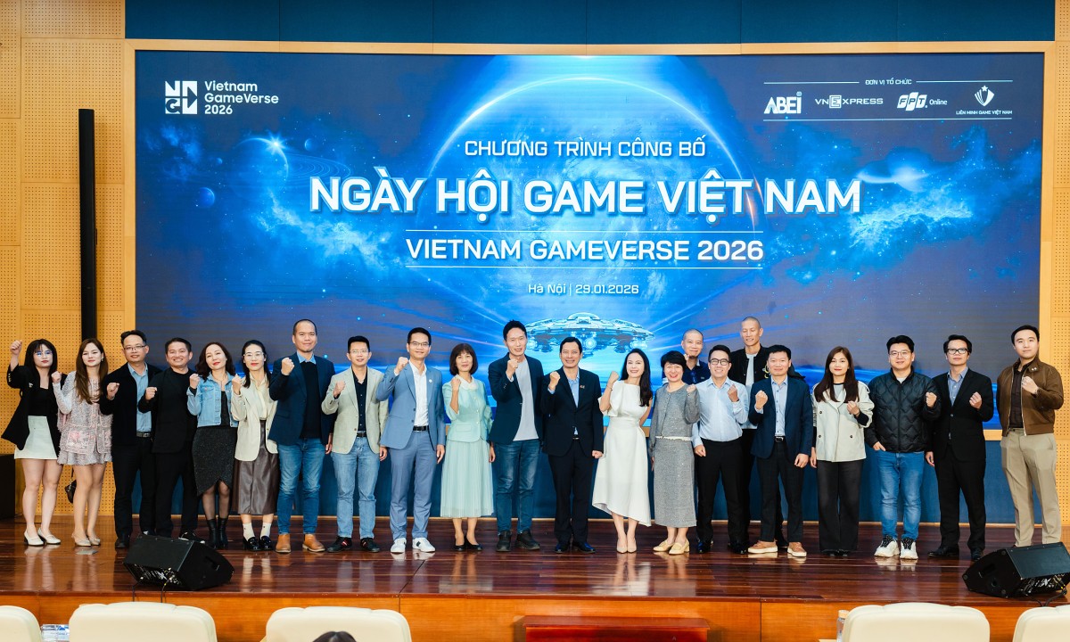 Sự kiện công bố Vietnam GameVerse 2026