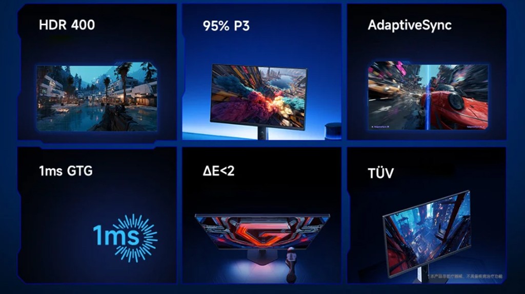 Một số thông số của màn hình gaming Redmi G25