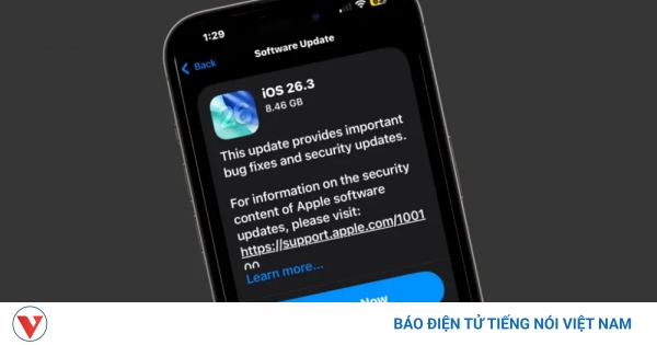 Apple nêu lý do người dùng iPhone cần cập nhật ngay iOS 26.3