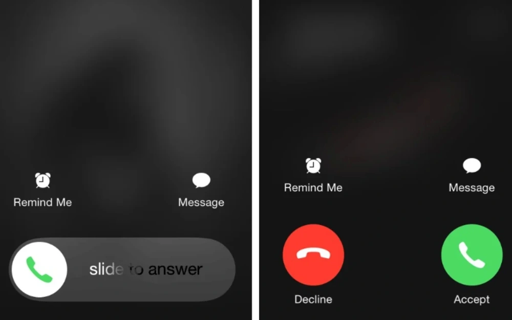 tai sao iphone khong co nut tu choi cuoc goi khi man hinh khoa hinh anh 2