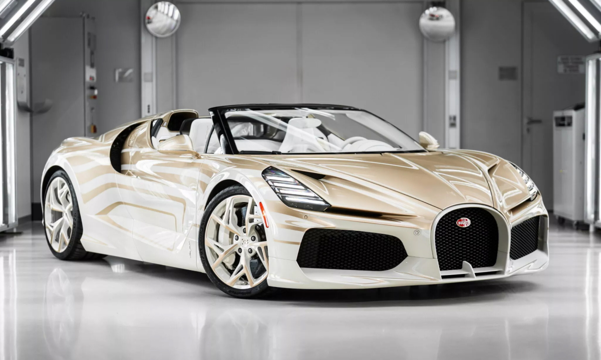 Siêu phẩm tốc độ Bugatti W16 Mistral lấy cảm hứng từ ngọc trai