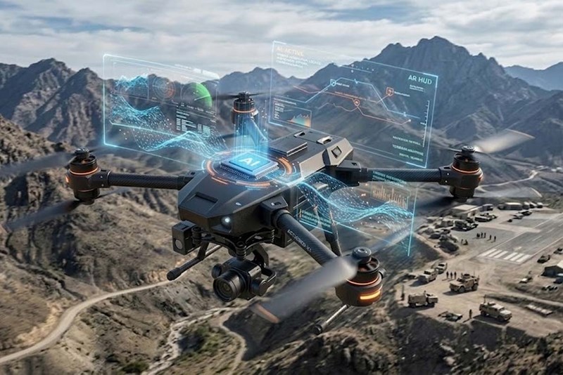 Mỹ thử nghiệm drone tích hợp AI và cảm biến tiên tiến