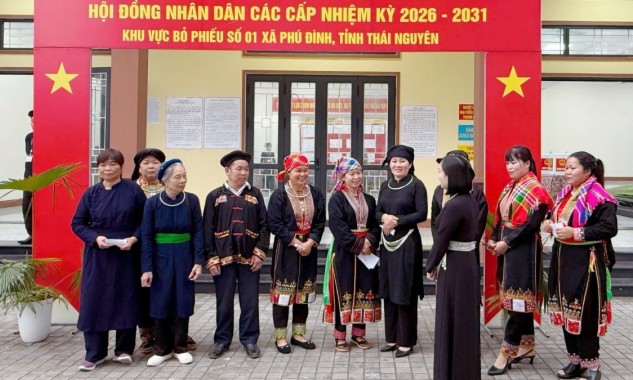 Thái Nguyên rộn ràng 'Ngày hội non sông': Hơn 1,27 triệu cử tri nô nức đi bầu cử