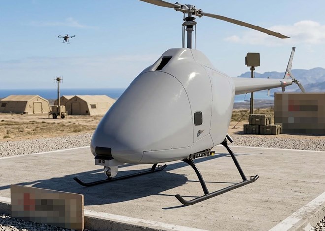 Ba Lan ra mắt trực thăng tự hành KURIER, chở 200kg trong môi trường không GPS