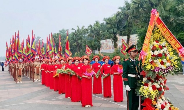 Phú Thọ trang trọng đón các đoàn đại biểu dự Lễ Giỗ Tổ Hùng Vương năm 2026