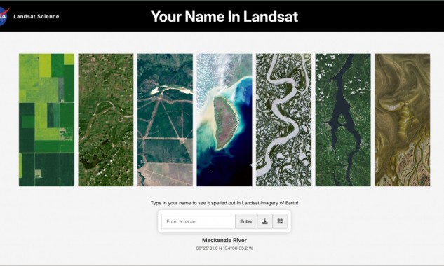 NASA ra mắt công cụ viết tên bằng ảnh vệ tinh Trái Đất gây sốt toàn cầu