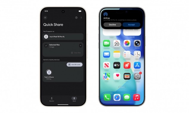 Android gửi file trực tiếp sang iPhone qua Quick Share