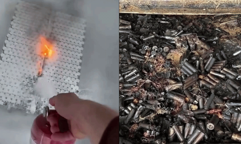 Bình cứu hỏa, nước là 'vô nghĩa' khi pin lithium cháy