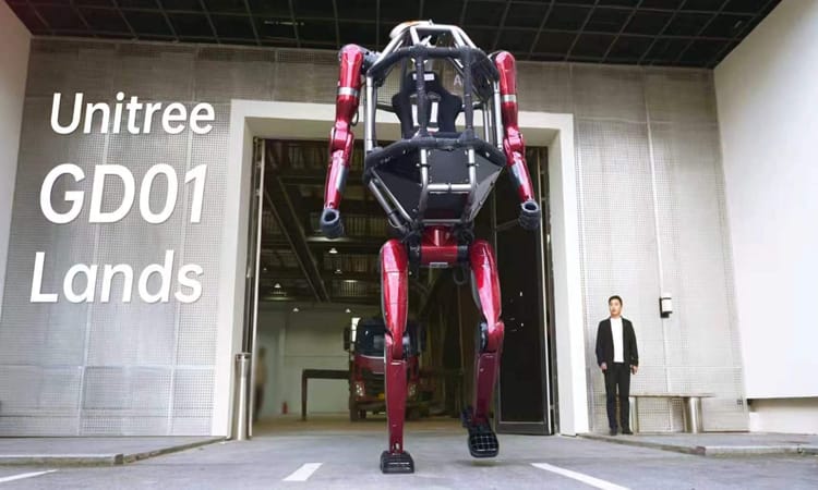 Trung Quốc trình làng robot biến hình có người điều khiển đầu tiên trên thế giới