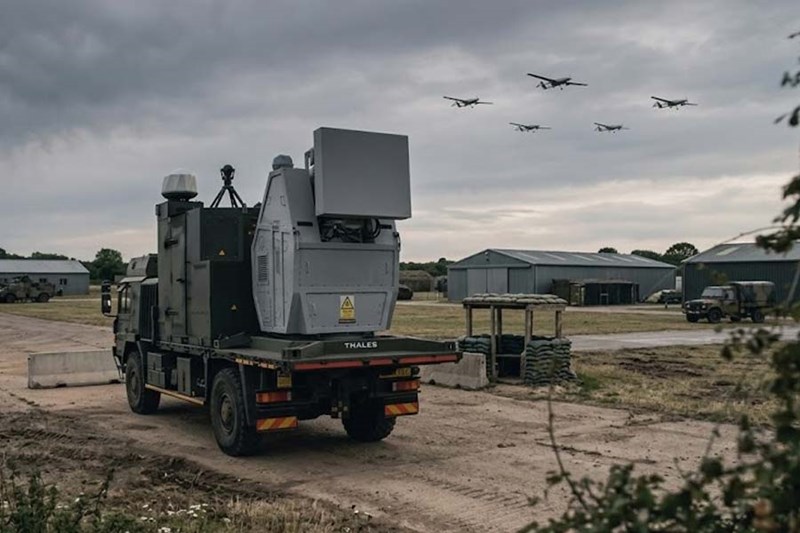 Thales thử nghiệm thành công vũ khí chống UAV bằng sóng vô tuyến