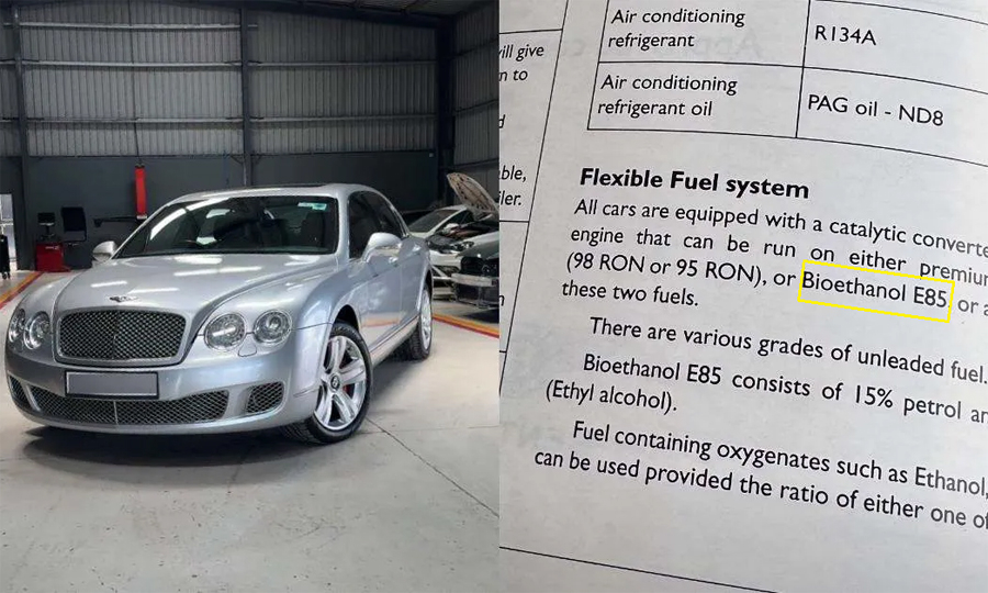 Xe siêu sang Bentley đời 2011 dùng xăng E85