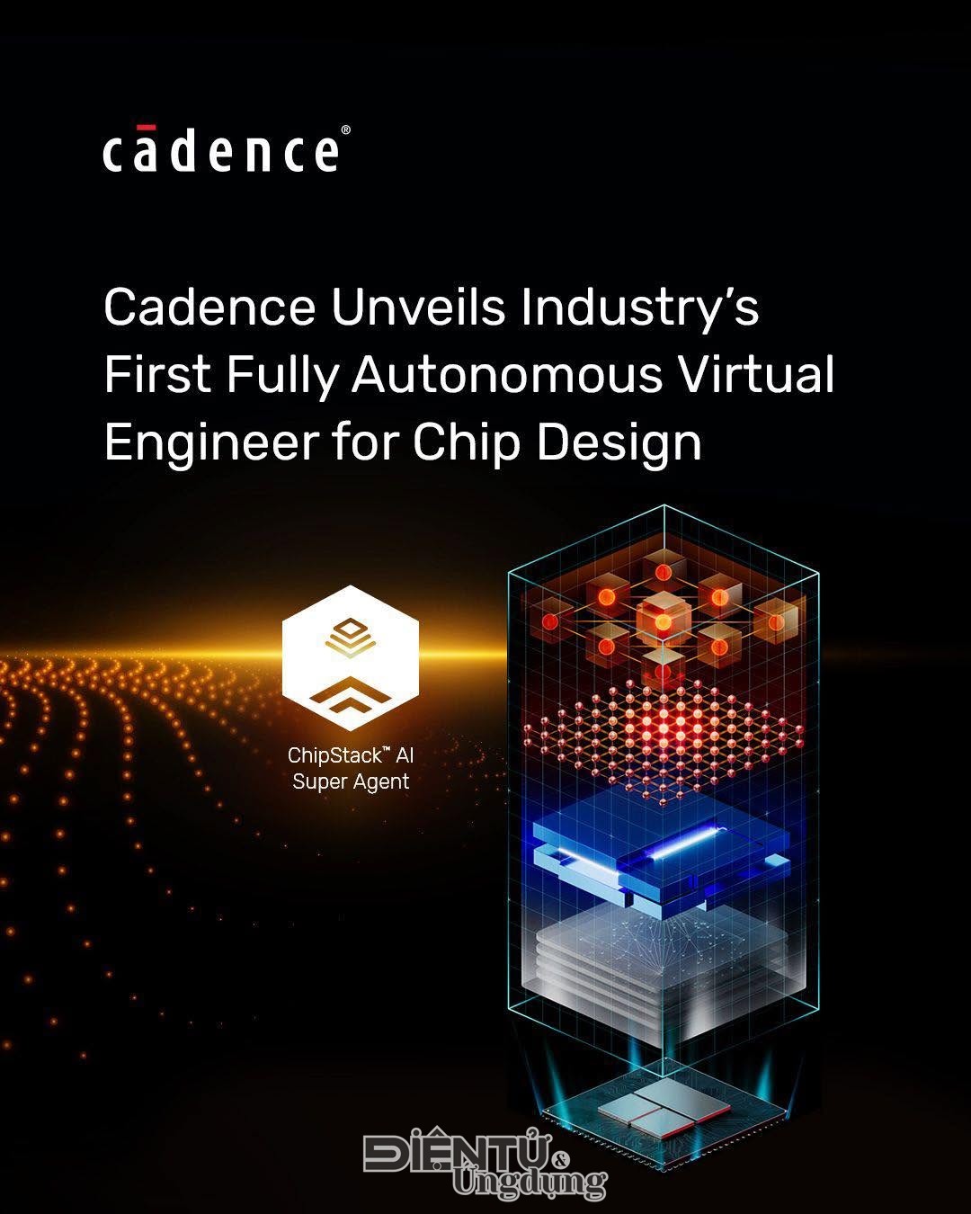 Cadence ra mắt kỹ sư ảo tự động hoàn toàn đầu tiên cho thiết kế chip Cadence ra mắt kỹ sư ảo tự động hoàn toàn đầu tiên cho thiết kế chip
