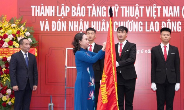 Bảo tàng Mỹ thuật Việt Nam đón nhận Huân chương Lao động hạng Ba nhân kỷ niệm 60 năm thành lập