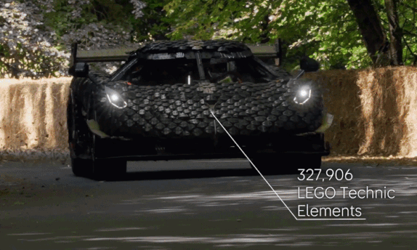 Siêu xe Koenigsegg bằng lego đạt tốc độ hơn 110 km/h