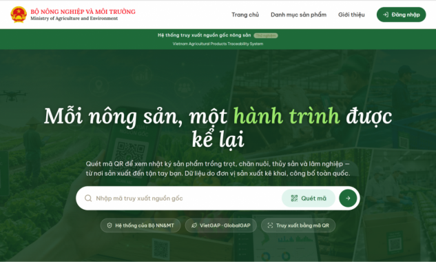 Chính thức vận hành Hệ thống truy xuất nguồn gốc nông sản Việt Nam
