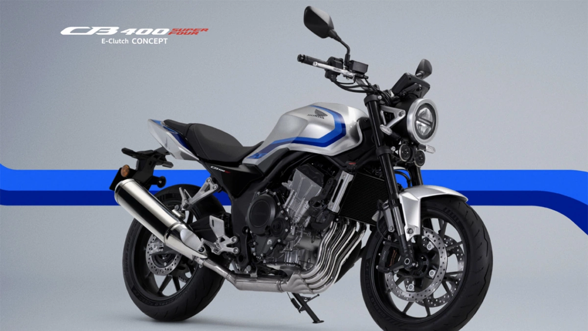 Honda CB400 Super Four E-clutch Concept lộ diện