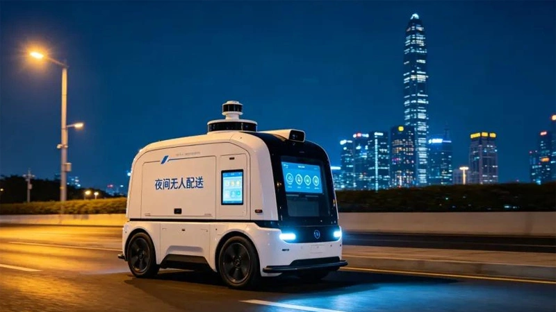 Xe tự lái chạy xuyên đêm - giải pháp logistics tối ưu của Trung Quốc