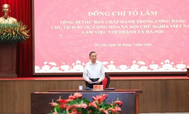 Tổng Bí thư, Chủ tịch nước Tô Lâm: Hà Nội phải đi đầu phát triển kinh tế dựa trên tri thức và dữ liệu